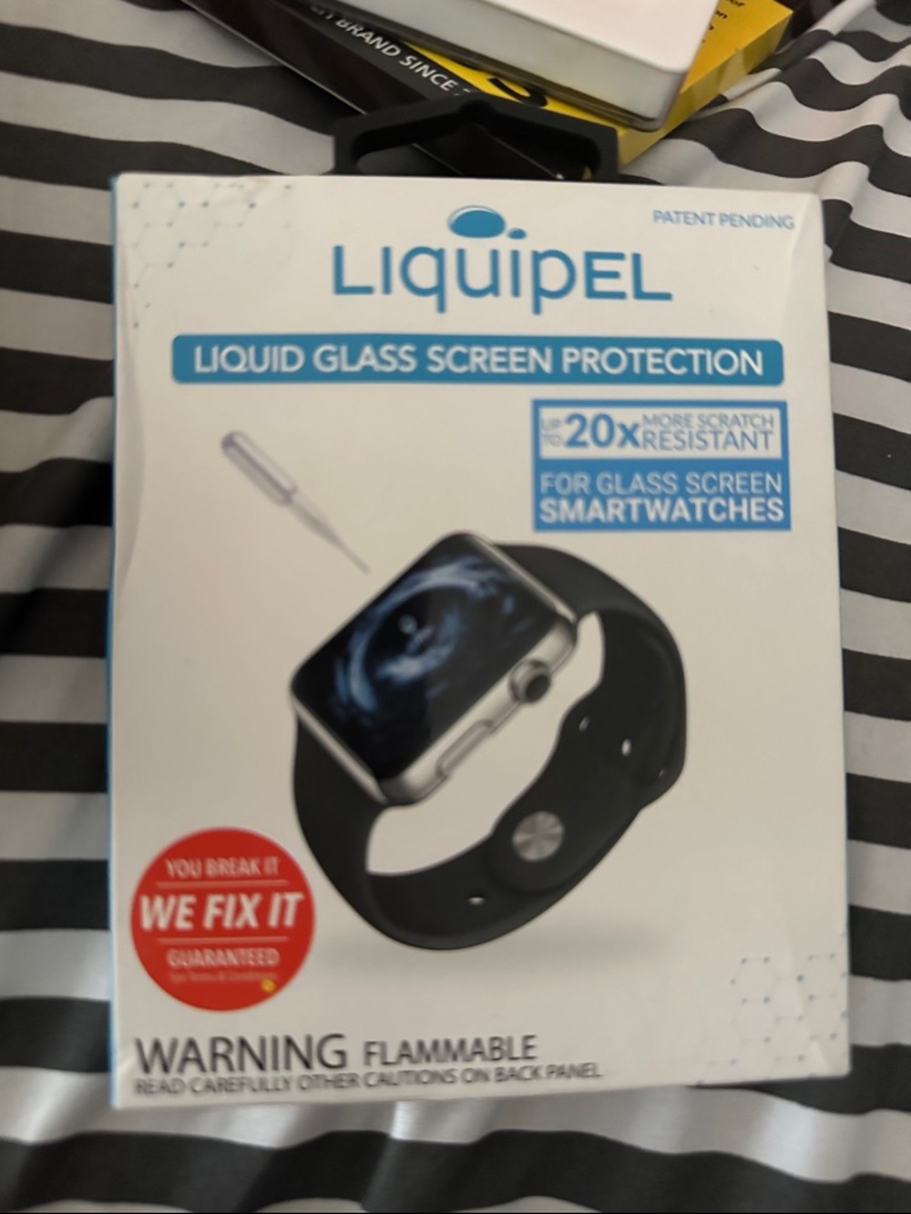Liquid Glass Screen Protector for Smartwatch – Black